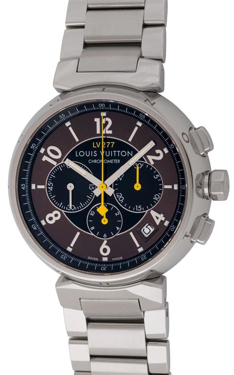 louis vuitton lv277 watch|Louis Vuitton chronograph 44.